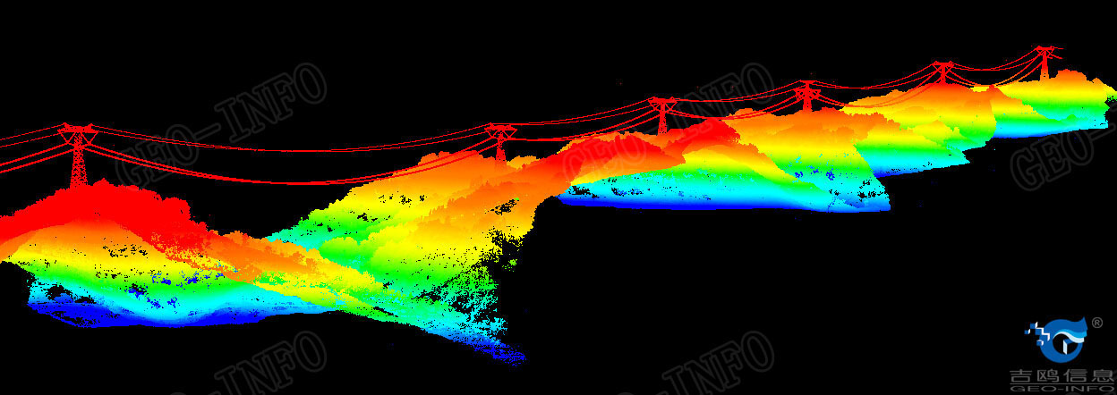 Power line corridors point cloud (GL-70/helicopter)