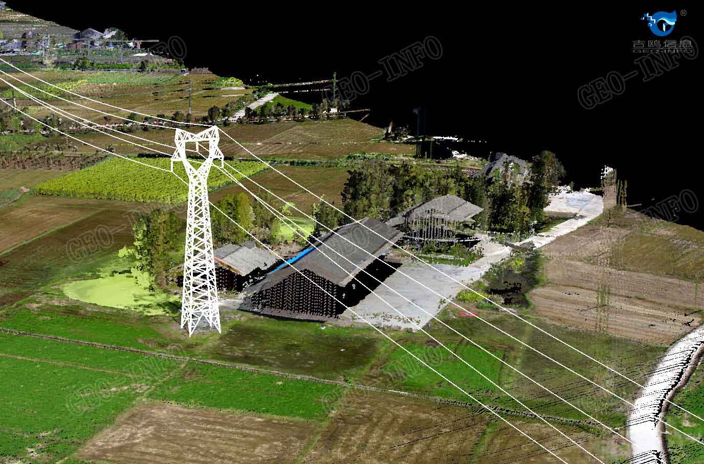 Color Point Cloud & Tower model (GL-70/Dragon 35)