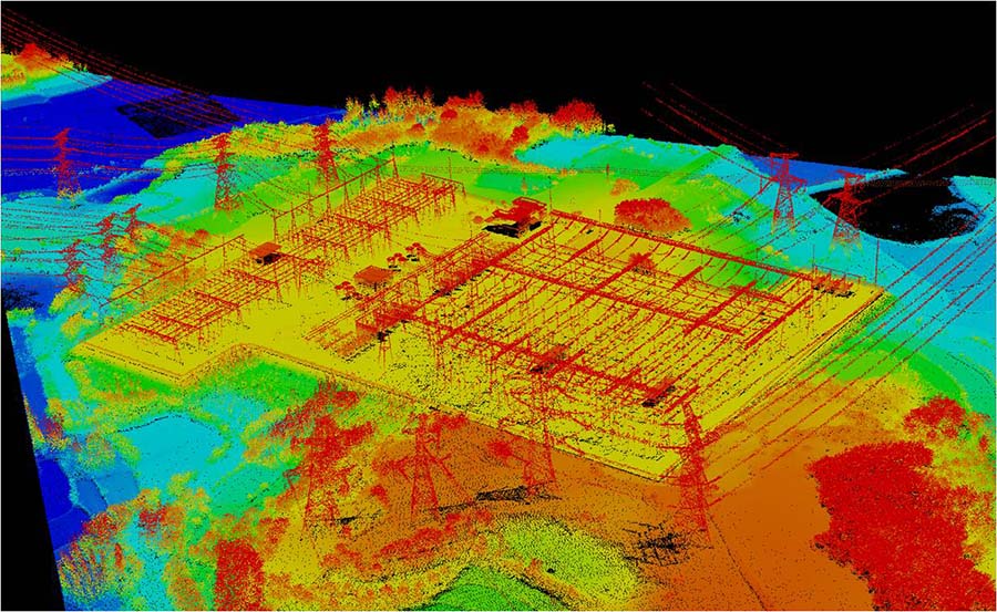 China's 1st UAV Lidar Project（February 2013, Henan Xinyang City Luoshan）