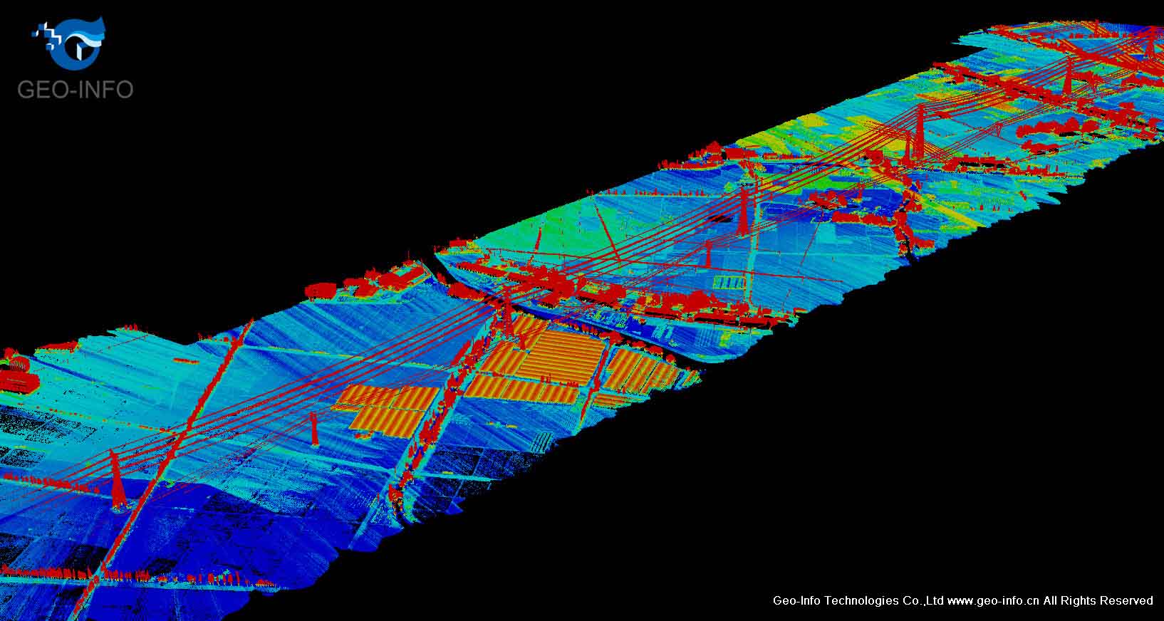 GUL-70 UAV Lidar system maps power transmission lines in China !