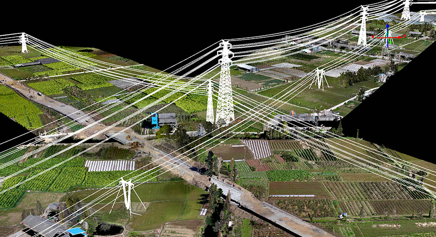 GUL-70无人机LIDAR系统顺利完成电力巡线